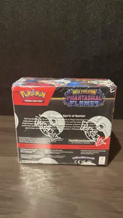 Pokemon Mega Evolution Phantasmal Flames Booster Box Sealed (Small Rip) - Image 3