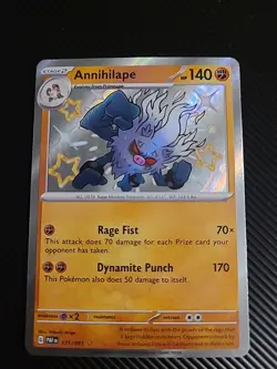 Annihilape - 171/091 Shiny Rare Paldean Fates Pokemon TCG NM - Image 1