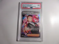PSA 9 Team Rocket's Giovanni Special Illustration Rare Destined Rivals Pokemon - Image 1