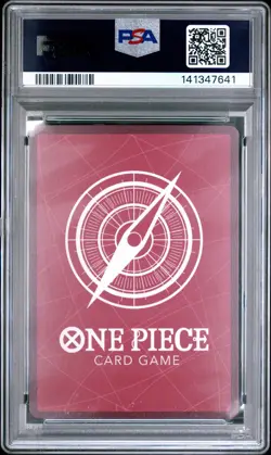 2025 ONE PIECE JPN OP14 AZURE SEA'S SEVEN ALT ART DONQUIXOTE DOFLAMINGO PSA 10 - Image 2