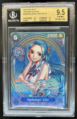 2026 One Piece Heroines Nefeltari Vivi Special Card Alt Art #EB03-024 BGS 9.5 - Image 1