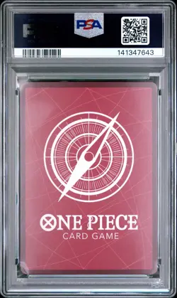 2025 ONE PIECE JPN OP14-THE AZURE SEA'S SEVEN ALTERNATE ART GECKO MORIA PSA 9 - Image 2