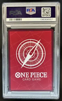 2022 One Piece Romance Dawn Trafalgar Law Alt Art Pre-Errata #OP01-002 PSA 10 - Image 2