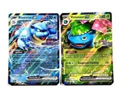 Blastoise & Venusaur ex Stellar Crown Stamped Pokemon GameStop Exclusive Promos - Image 1