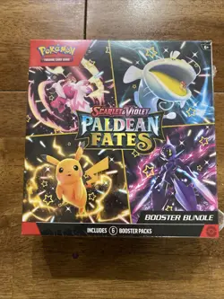 Pokemon TCG Scarlet & Violet Paldean Fates Booster Bundle SEALED - Image 1