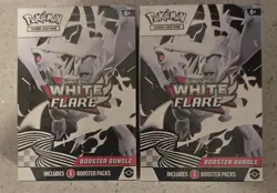 Pokemon ( LOT OF 2) White Flare Booster Bundle Set Sealed New - Image 1