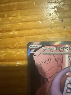 Pokemon Team Rocket's Mewtwo ex - 213/182 Full Art Destined Rivals NM Near Mint - Image 2