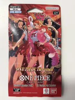 (HEAVY)🔥One Piece Heroines Edition EB 03 Sleeved Booster Pack (Factory Sealed) - Image 2