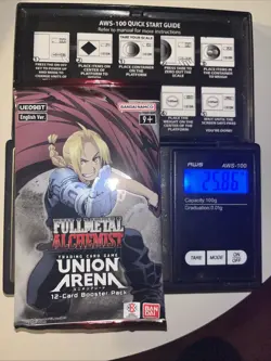 Heavy 25.86g Union Arena Sealed Full metal Alchemist Booster Pack - Image 1