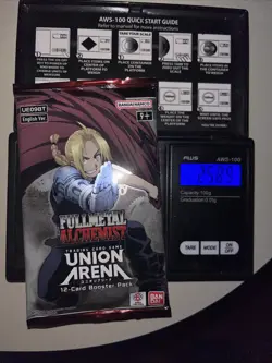 Heavy 25.89g Union Arena Sealed Full metal Alchemist Booster Pack - Image 1