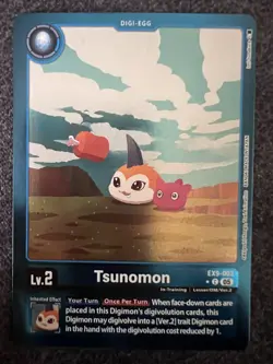 Digimon Card Game Tsunomon (Limited Foil) EX9-002 Versus Monsters NM - Image 1