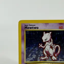 1999 Pokemon Mewtwo 10/102 Base Set Holo Rare Vintage WOTC Card Free Shipping - Image 2