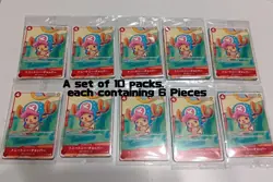One Piece Mcdonald's 2025 Promo Card Game Complete Set Japan A set of 10 packs - Image 1