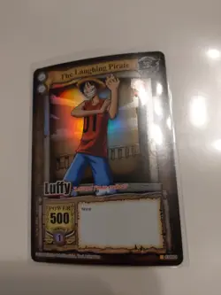 Bandai One Piece CCG Card Luffy The Laughing Pirate Holo Grand Line Vintage 2006 - Image 2