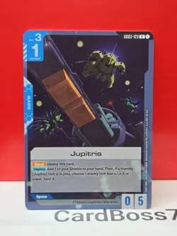 Jupitris Gundam Card Game . Steel Requiem Rare GD03-123 - Image 1