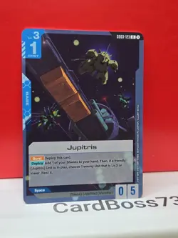Jupitris Gundam Card Game . Steel Requiem Rare GD03-123 - Image 2