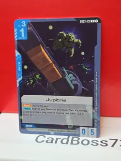 Jupitris Gundam Card Game . Steel Requiem Rare GD03-123 - Image 3