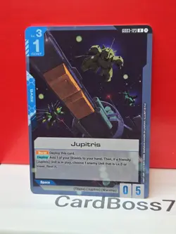 Jupitris Gundam Card Game . Steel Requiem Rare GD03-123 - Image 4