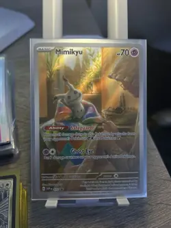 Mimikyu Pokemon TCG Scarlet & Violet - Paldean Evolved SVP075 Holo Promo - Image 1