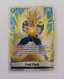 DBS Dragon Ball Fusion World FS02-16 Final Flash Parallel Trading Card - Image 1