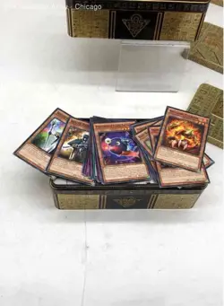 Yu-Gi-Oh! Multicolor Egyptian Trading Cards With Canisters Lot Of Assorted - Image 2