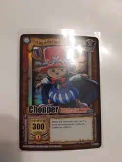 Bandai One Piece CCG Card Chopper King Of The Island Of Exotic Animals Holo - Image 2