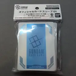 Gundam Logo Official Sleeves - Brand New Sealed - Gundam TCG Card Game 70 sheets - Image 1