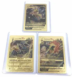 2022 Pokemon Charizard V Star Gold Foil Trading Card SWSH 262 & More 2443-L - Image 1