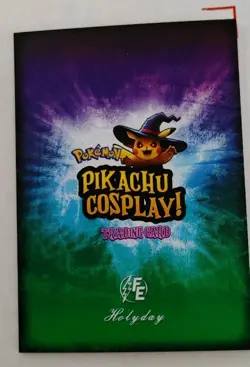 FE Bruce Lee Pikachu Cosplay! Trading Card #103 HOLO Holyday Holographic MINT - Image 2