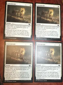 MTG Magic : Ephemerate MH1 007 - Modern Horizons PACK FRESH : 4 Cards / Playset - Image 1