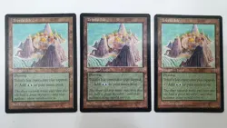 MTG Teferi's Isle (SET of 3 CARDS) Mirage 1996 Magic The Happening - Image 1