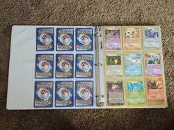 Pokemon WOTC to 2006 Binder lot All 24 pages 216 cards Mixed Condition - Image 2