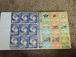 Pokemon WOTC to 2006 Binder lot All 24 pages 216 cards Mixed Condition - Image 3