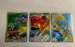Pokemon 2026 First Partner Illustration Collection Series 1 Promo Kanto Cards - Image 1