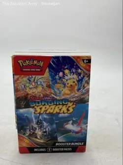 Pokemon TCG: Scarlet And Violet Surging Sparks Booster Bundle Trading Cards Lot - Image 1