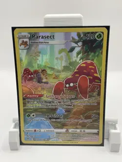 Pokemon Parasect Ultra Rare TG01/TG30 Lost Origin Trainer Gallery Holo Card - Image 1
