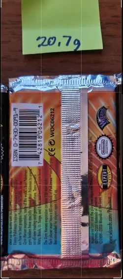 1999 2000 WOTC Pokemon Gym Heroes Erika Sealed Pack of 11 Cards. - Image 2