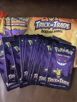 Pokemon Halloween Cards Trick or Trade Mini BOOster Pack 20 Packs N Sealed Packs - Image 1