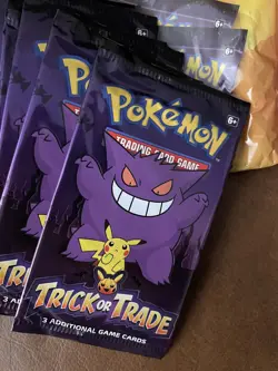 Pokemon Halloween Cards Trick or Trade Mini BOOster Pack 20 Packs N Sealed Packs - Image 4