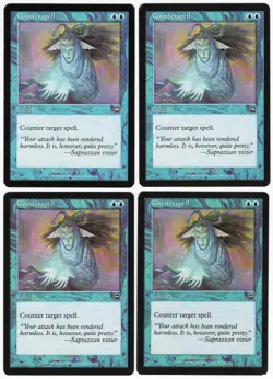 Counterspell x4 4x 1999 Mercadian Masques PLAYSET Blue Instant MTG SP - NM AZ1 - Image 1