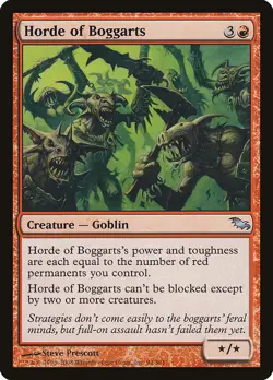 MTG Horde of Boggarts ** Shadowmoor ** English (NM) - Image 1