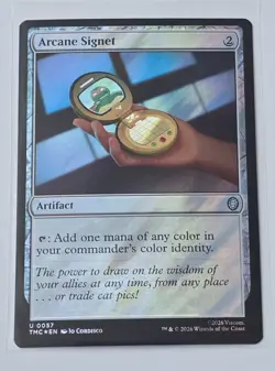 MTG Arcane Signet Surge Foil 0057 TMNT TMC - Image 1