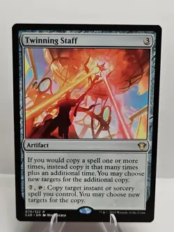 Twinning Staff x1 MTG Magic the Gathering Commander 2020 - Image 1