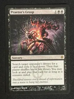 1x MTG Praetor's Grasp - New Phyrexia (NPH) #71 - Magic the Gathering - Image 1
