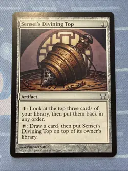 Sensei’s Divining Top 268/306 Champions Of Kamigawa Magic The Gathering 2004 - Image 1