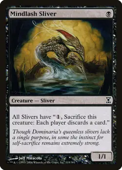 MTG Mindlash Sliver ** Time Spiral ** English (NM) - Image 1
