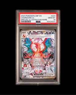 Pokemon OBF 223/197 - Obsidian Flames Charizard ex SIR - PSA 10 - Image 1
