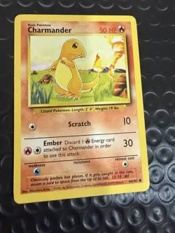CHARMANDER - 46/102 - Base Set - Pokemon Card - NM - Image 1