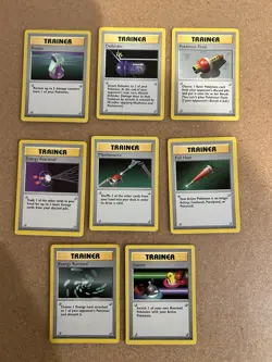 Shadowless Trainers Pokemon Card Lot Vintage WOTC - Image 1