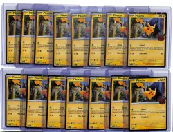 (15) Lot 2024 Pokemon SV Trick or Trade BOO-ster Pikachu Cosmos Holo #018/091 - Image 1